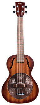 Kala Resonator Brass Tenor Ukulele, with Gigbag