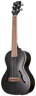 KALA Metallic Black Archtop Tenor Ukulele, with EQ &amp; Case (UC-T) 