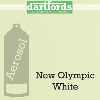 Dartfords Nitrocellulose Paint New Olympic White - 400ml aerosol