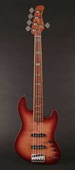 Sire Marcus Miller V10+ S5 basgitaar, 5-snarig, swamp ash with flamed maple top