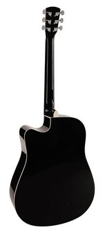 Nashville electro-akoestische gitaar met ingebouwd stemapparaat, zwart
