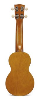 Kahiko sopraan ukelele met extra brede hals (wide neck) trans brown