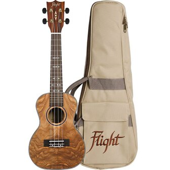 Flight: DUC410 Concert Ukelele -Quilted (With Bag)