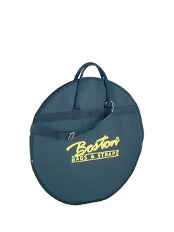 Boston bekkentas 22&quot;, zwart nylon, 10 mm gevoerd, met riem 