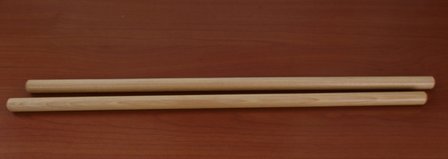 Timbales sticks maple, lengte 36 cm dikte 1.11 cm, paired