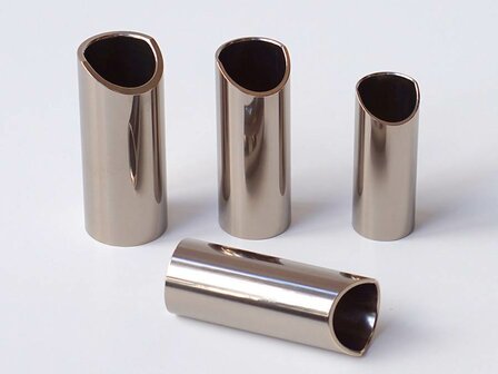 The Rock Slide, polished nickel slide size L (inside 21.0 - length 59.0mm)