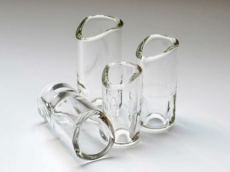 The Rock Slide, moulded glass slide size M (inside 19.5 - length 60.0mm)