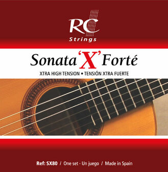 RC Strings SX80 Sonata X Fort&eacute;, extra high tension