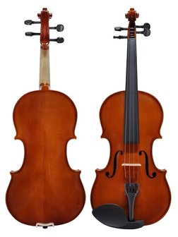 Leonardo viool 3/4 basic, compleet met koffer, strijkstok e.d.
