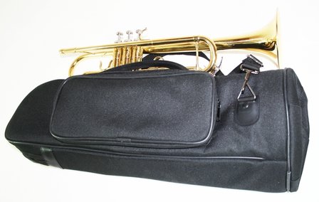 Stevige tas voor Bes trompet, trompethoes