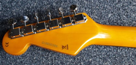 London City Spitfire MKII RW, 3-Tone Sunburst met witte slagplaat