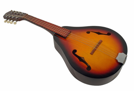 Mandoline vlakbuik met f-sleutel gaten, sunburst