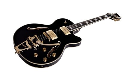 Stromberg Custom Black Aged Monterey with Bigsby Tremolo and case