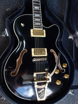 Stromberg Custom Black Aged Monterey with Bigsby Tremolo and case