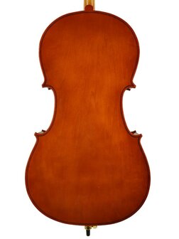 Leonardo 4/4 cello nitro, hardhout toets en stemsleutels, inclusief tas en strijkstok
