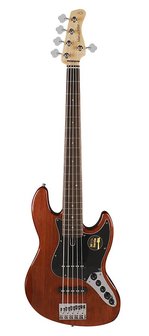 Sire Marcus Miller V3+ 5-snarige basgitaar, Natural Mahogany, 2nd Gen