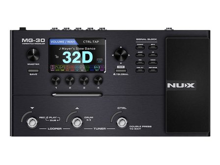 Nux MG-30 Modelers + Multi-Effects professioneel multi-effectpedaal 