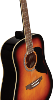 EKO Ranger 6 - Dreadnought sunburst, staalsnarig