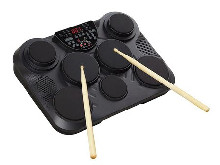 Medeli digitale drum met 7 pads en een set drumsticks
