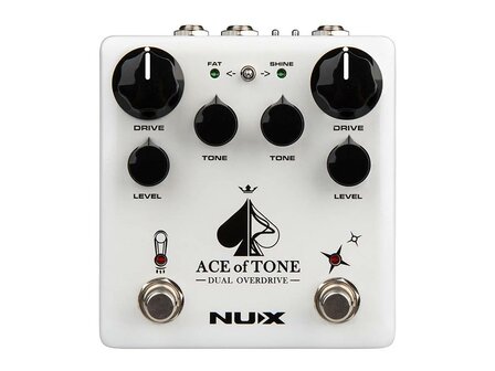 Nux Verdugo NDO-5 Ace of Tone Dual Overdrive Effects Pedal
