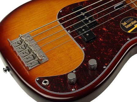 Sire Marcus Miller Bass P5+ Series basgitaar, A5 Tobacco Sunburst