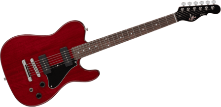 G&amp;L Tribute Asat Junior II Transparent Red 