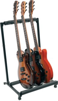 RTX gitaarstandaard voor 3 e-(bas)gitaren