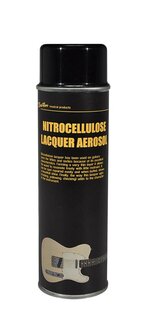 Nitrocellulose lacquer aerosol 500ml, clear coat satin finish (final layer)