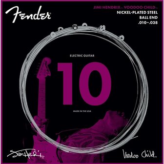 Fender Jimi Hendrix&trade; Voodoo Child&trade; string set electric 010-038