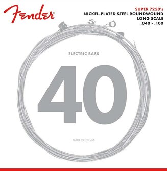 Fender F-7250L snarenset elektrische basgitaar 040-100