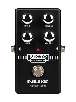 NUX Reissue Series Recto Distortion heavy American preamp overdrive analoog effectpedaal