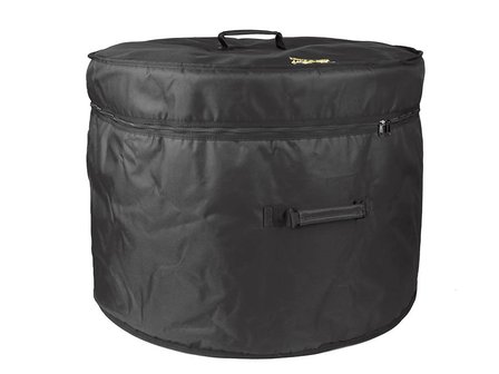 Bassdrum gigbag hoes 22&quot;, zwart cordura, 10 mm gevoerd