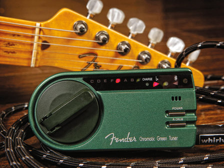 Fender Greentuner GT1000, chromatische windup tuner, ook zaklampfunctie