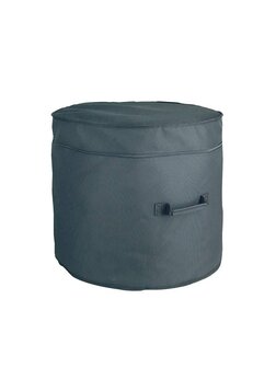 gigbag voor floortom 16&quot; x 16&quot;, zwart cordura, 10 mm gevoerd, blauwe bies