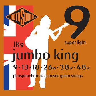 Rotosound Jumbo King snarenset akoestisch 009-048