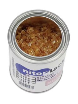 NitorLACK dewaxed superblonde shellac - 200g can