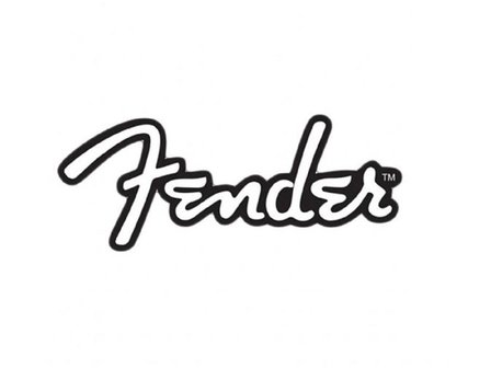 Fender sticker, spaghetti logo