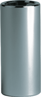 Dunlop 320 slide Metaal - Large long, chromed steel (22x25,4x60mm)