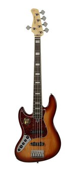 Sire Marcus Miller V7+ 2nd Gen linkshandig 5-snarig Tobacco Sunburst