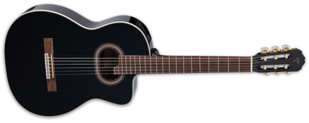 Takamine GC6CEBLK electro-akoestische nylonsnarige gitaar