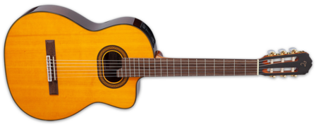 Takamine GC6CENAT electro-akoestische nylonsnarige gitaar