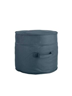 5-delige gigbag/hoezenset voor drums, oa 18&quot; bassdrum, 10&quot; tom, 12&quot; tom, 14&quot; floortom en sticktas