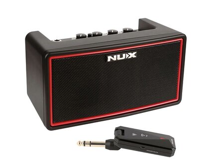 Nux Mighty Air draadloze oplaadbare stereo gitaar versterker incl. zender bluetooth