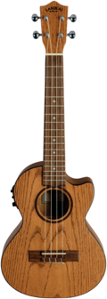 Lanikai Tenor ukelele Oak, met voorversterker en hoes