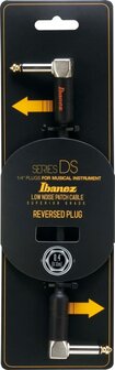 Ibanez DSC04LLR patchkabel, 12 cm, haakse pluggen reverse