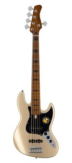 Sire Basses V5 Series Marcus Miller alder 5-string passive bass guitar champagne gold metallic