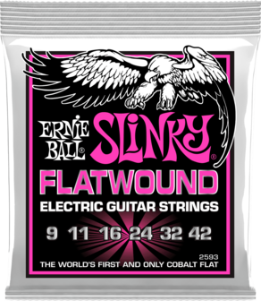 Ernie Ball 2593 Super Slinky Flatwound 09-42
