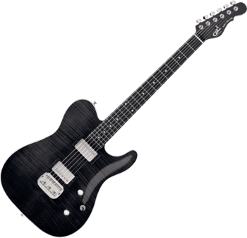 G&amp;L Asat DeLuxe Tribute Transluced Black &#039;carved top&#039;