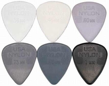 Dunlop plectrums, 5 stuks