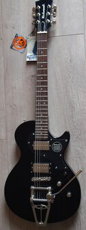 Richwood Master Series electric guitar &quot;Retro Special Tremola&quot; Black Sparkle